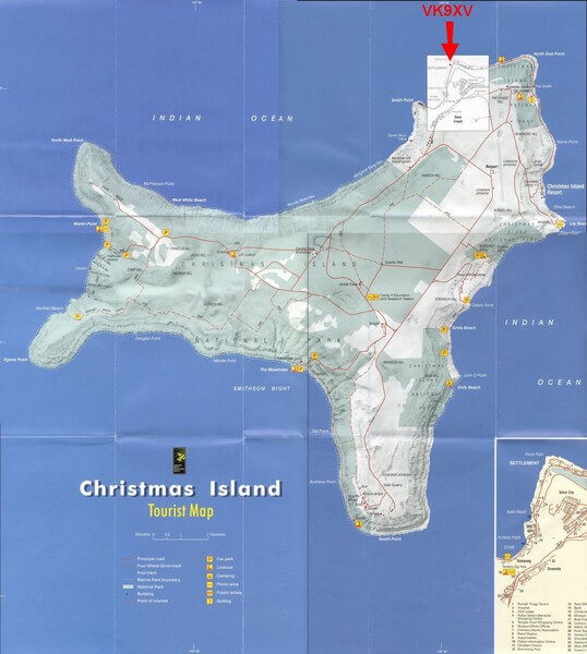 CHRISTMAS ISLAND TOURIST MA